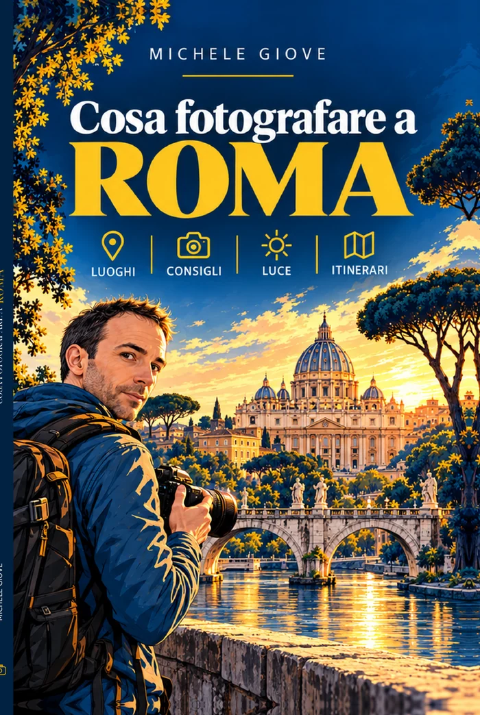 Copertina del libro Cosa fotografare a Roma di Michele Giove