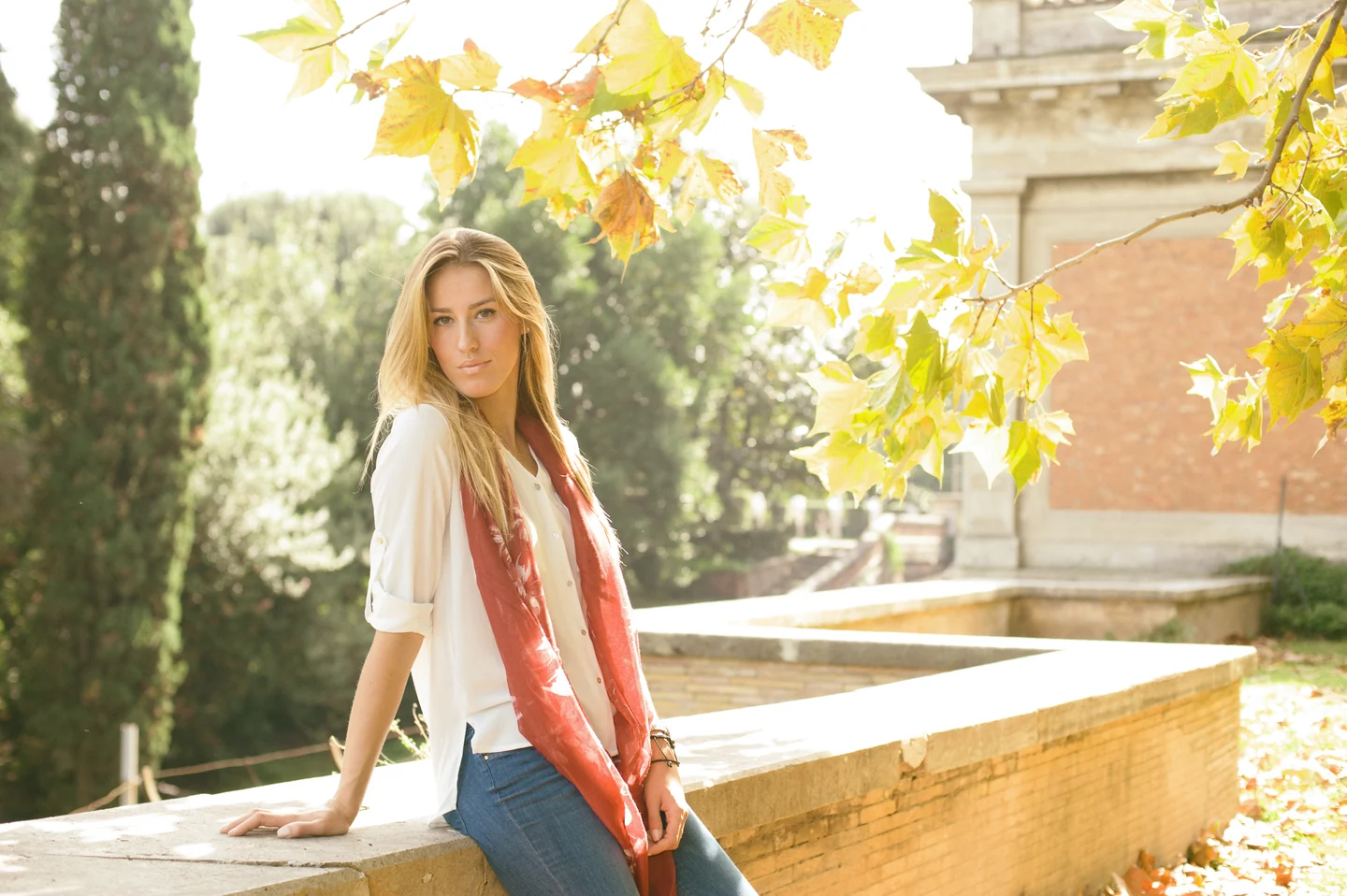 Ritratto ambientato in esterni a Roma
