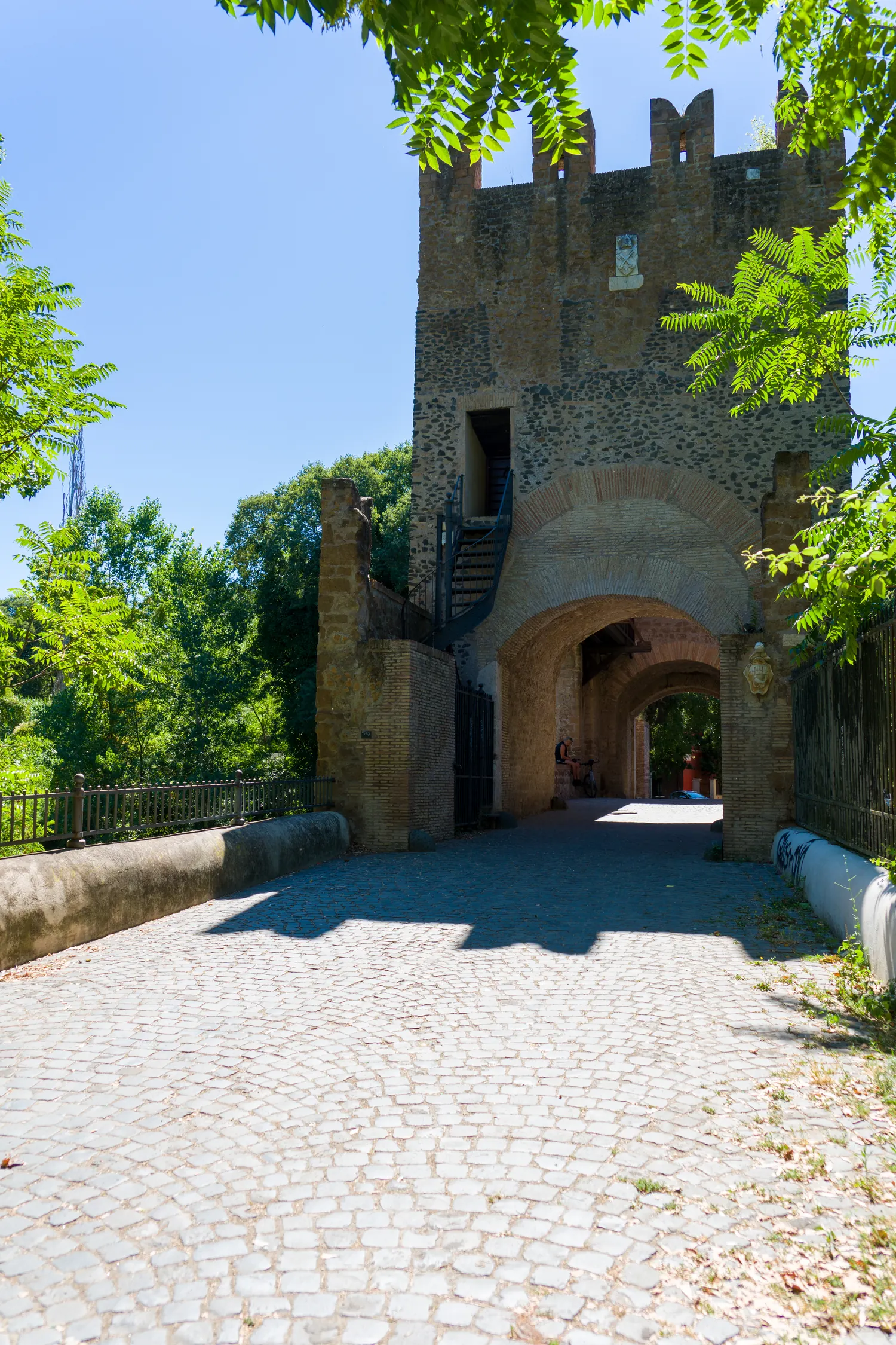 Accesso fortificato al Ponte Nomentano, sul fiume Aniene
